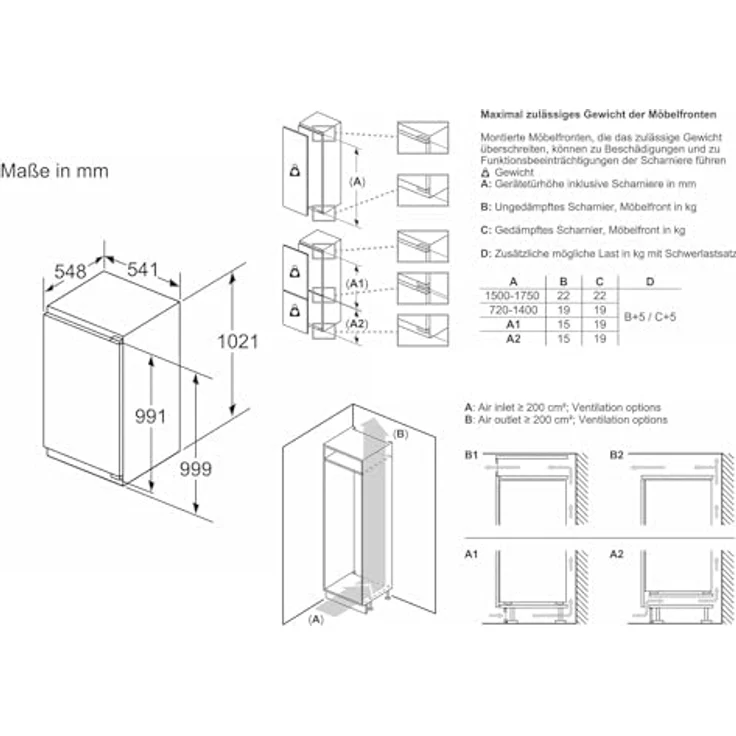 Bosch KIL32VFE0 Serie 4 Kühlschrank, Einbau, Energieklasse E – Bild 8