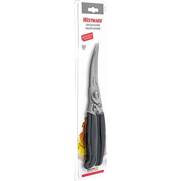 Westmark Geflügelschere mit Innenfeder, Schneidklingenlänge: 6 cm, Rostfreier Edelstahl-Kunststoff, Silber-Schwarz, 13722280 – Bild 8
