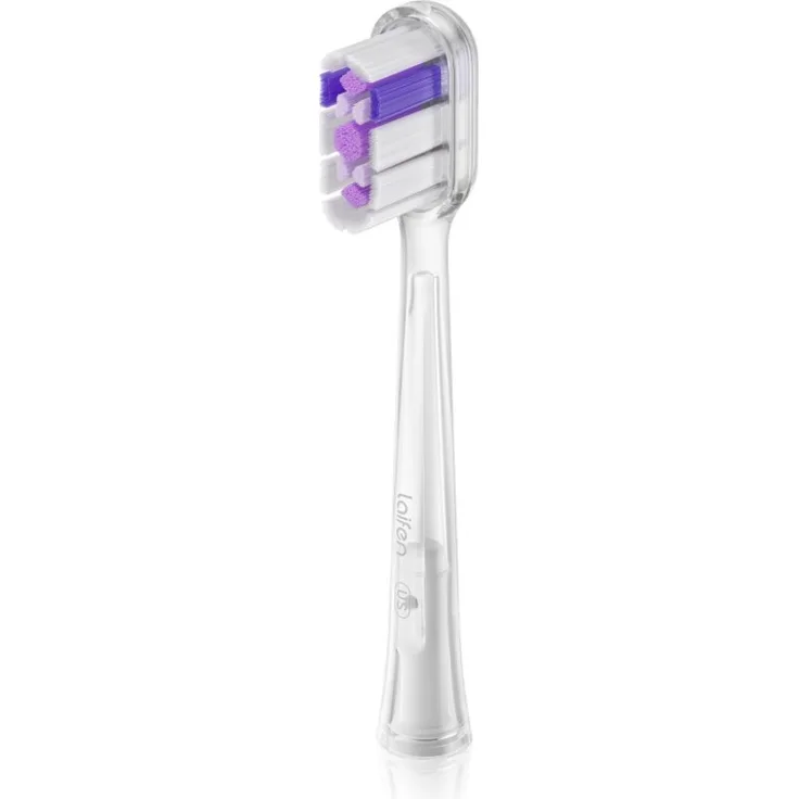 Laifen Ultra-Whitening Ersatzkopf für elektrische Zahnbürsten, Transparent, 6er Pack mit sanfter Reinigung und effektiver Zahnreinigung
