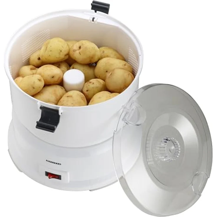 MELISSA Küchenmaschine 16220009 Kartoffelschäler, 85 W, Weiß – Bild 2