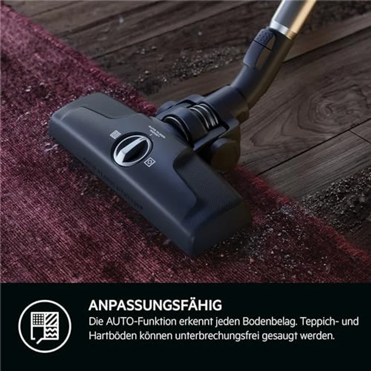 AEG CLEAN 6000 Staubsauger mit Beutel AB61CDRTD – Automatische Bodendüsen-Umschaltung, intuitive Bedienung, effiziente Reinigung für alle Bodenarten – Bild 4