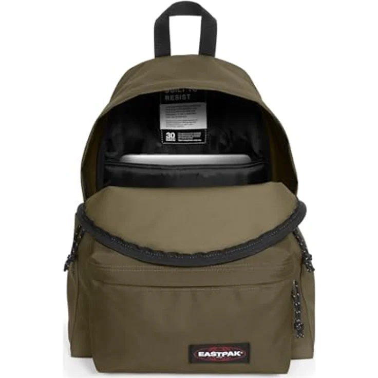 Eastpak Day Pak'R, Freizeitrucksack mit 24 Litern Fassungsvermögen, strapazierfähig und mit gepolsterten Schultergurten, in Schwarz – Bild 7