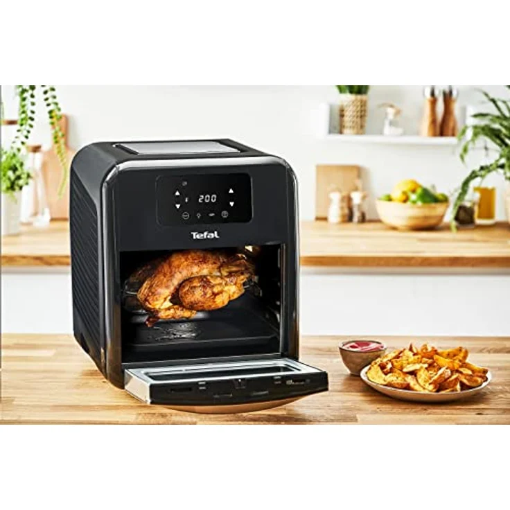Tefal Easy Fry Oven & Grill FW5018 Heißluftfritteuse, ohne Öl, 2000 Watt, 11 Liter Fassungsvermögen, schwarz, 9-in-1-Multifunktions-Produkt – Bild 6