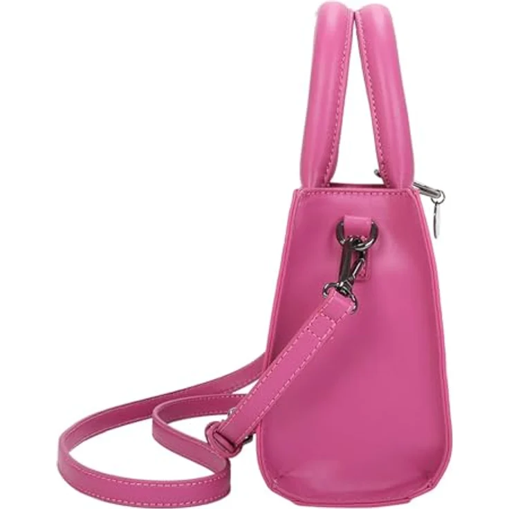 Buffalo Boxy Mini Bag, Handtasche 17.5 cm x 9.5 cm x 16.5 cm, pink berry, 100% Polyester – Bild 3