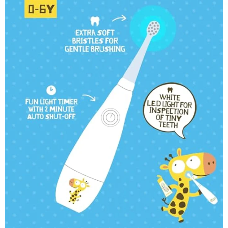 Jack N’ Jill Tickle Tooth Ersatzkopf für Kinderzahnbürsten, 2er Pack mit weichen Borsten für sanfte Reinigung – Bild 2