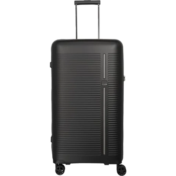 Travelite 4-Rad Hartschalenkoffer groß 101 Liter, XL Trunk Koffer, Gepäck Serie Roomer: Hartschalen Trolley mit TSA Kombinationsschloss, 78 cm Schwarz – Bild 2