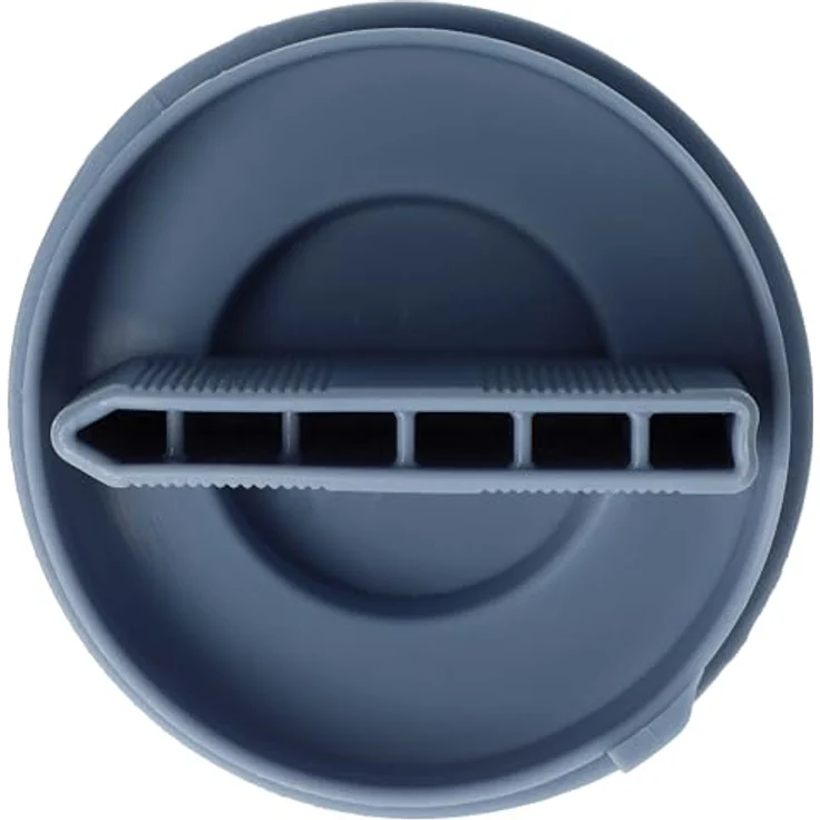 vhbw Flusensieb für Neff Waschmaschinen und Trockner, 6,3 cm Durchmesser mit Dichtungsring, schwarz/blau – Bild 2