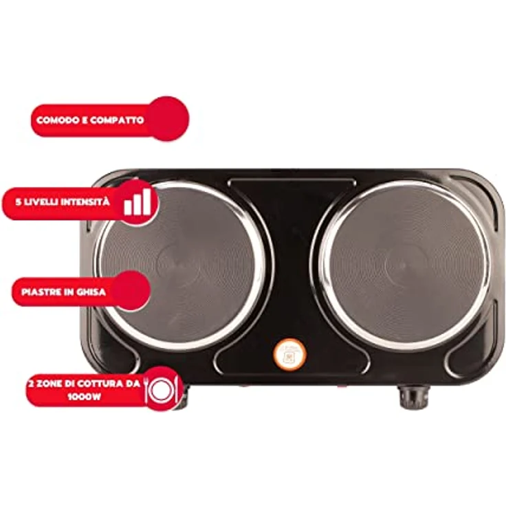 Ardes Elektrokocher mit 2 Platten – Bild 5