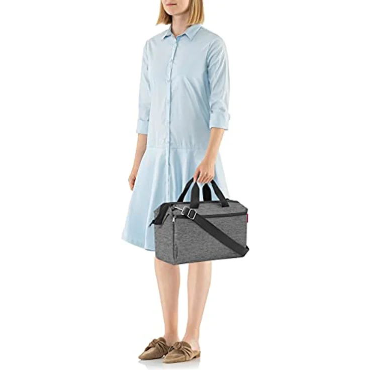 reisenthel Allrounder S Pocket Baroque Marble  Doktortasche für Reise, Arbeit und Freizeit  Mit praktischer Trolley-Aufsteckfunktion – Bild 3