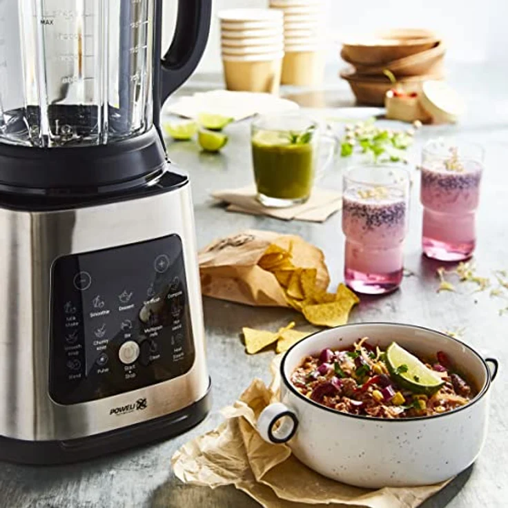 Moulinex LM835D10, Standmixer, Schwarz, Silber, Transparent – Bild 9