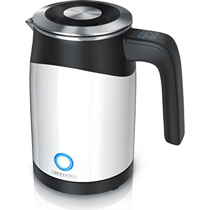 Arendo 23030012 Wasserkocher, 1100W, 0,5L, 5 Temperaturstufen, Warmhaltefunktion, Edelstahl – Bild 2