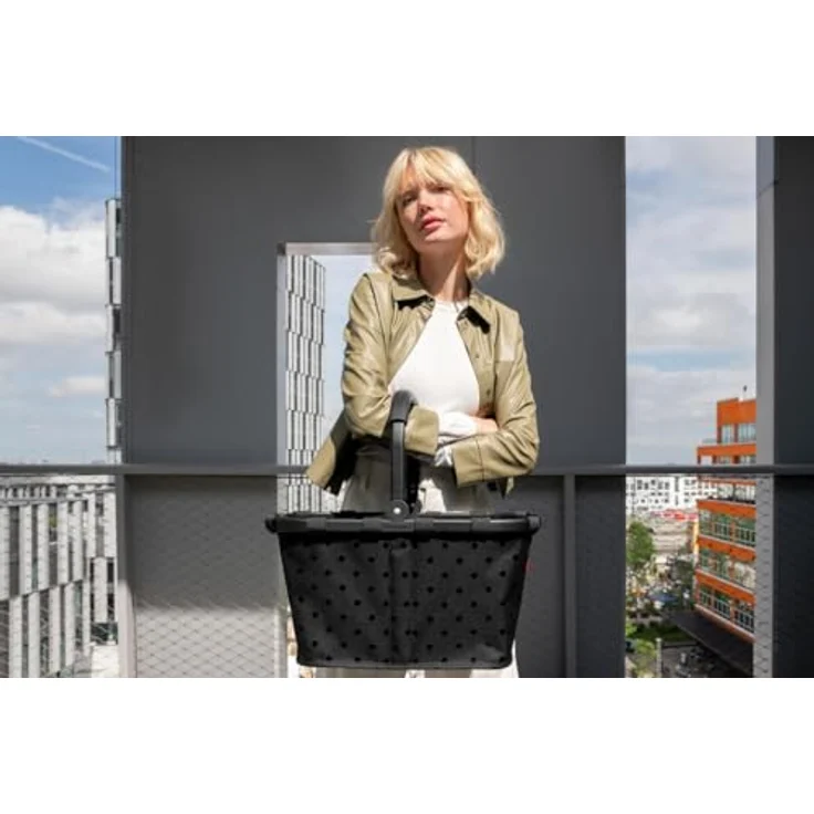 reisenthel Carrybag Einkaufstasche 48 cm, lila, aus 100% PET, faltbar und langlebig – Bild 8