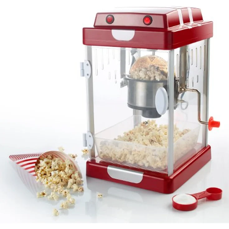 Rosenstein & Söhne NC3646-944 Popcorn-Maschine, 310W, rot – Bild 4