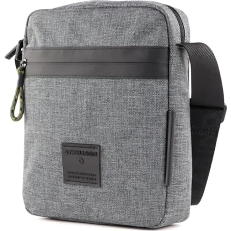 Strellson Bodybag Northwood 2.0 Marcus, Crossbody Bag aus pflegeleichtem Nylon, sportliches Design, grau, 20 x 5.5 x 24 cm – Bild 2
