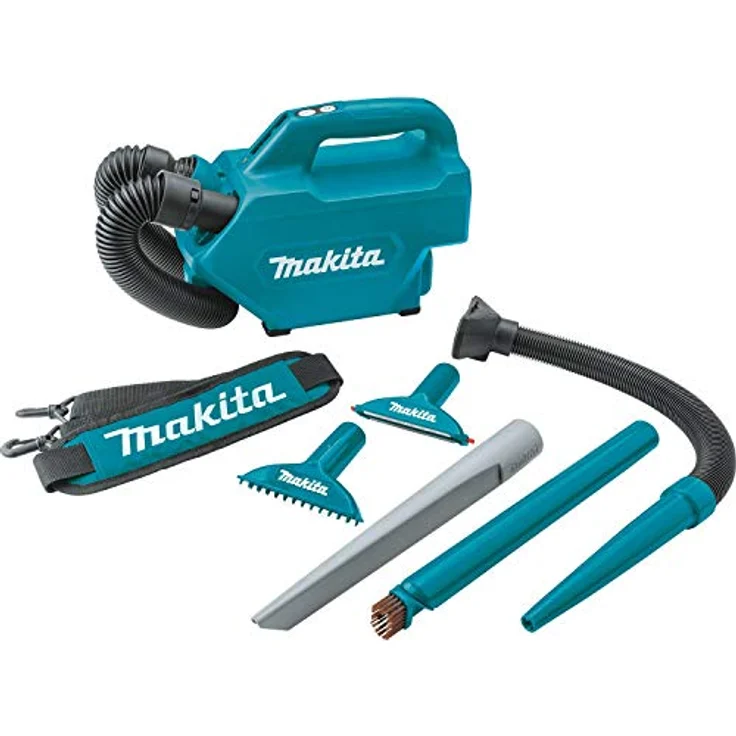 Makita DCL184Z Staubsauger 18 V (ohne Akku und Ladegerät), Türkis – Bild 1
