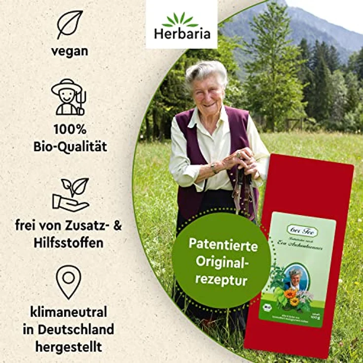 Salus 6ER TEE EVA Aschenbrenner Bio 100 g Tee, patentierte Originalrezeptur – Bild 2