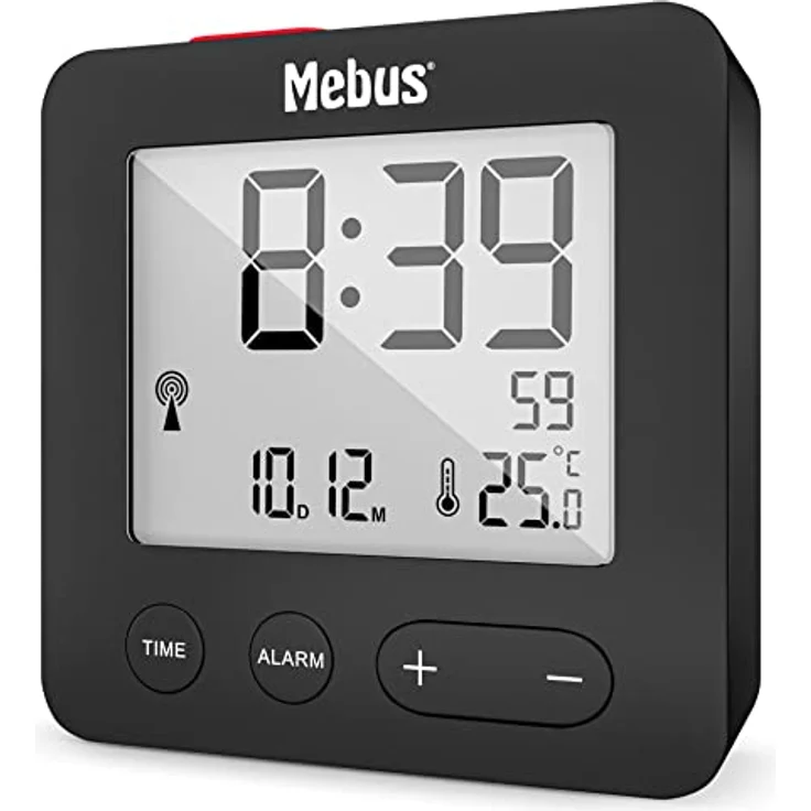 Mebus 25801, Elektronischer Radiowecker mit Mehrfarbigen Display und hochwertiger Verarbeitung – Bild 1
