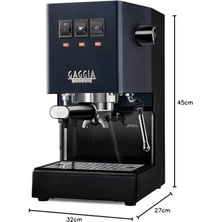 Gaggia Classic EVO Blue RI9481/15, Siebträgermaschine, Blau - Preisvergleich – Bild 8