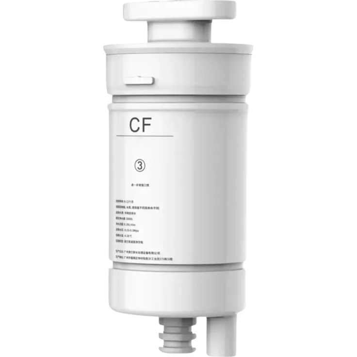 Neues Wasser AORA W12 CF Carbonfilter Ersatzfilter, Aktivkohle-Nachfilter mit Quick-Change-System, werkzeugloser Austausch