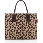 Reisenthel Shopper daily shopper, großer wasserabweisender Einkaufsbeutel aus recyceltem Polyester, Violett, 42 x 17 x 35 cm