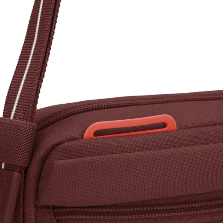 Pacsafe Crossbody Bag mit Diebstahlschutz, garnet red, 2,5 l Volumen, RFID Blocker, wasserfest – Bild 10