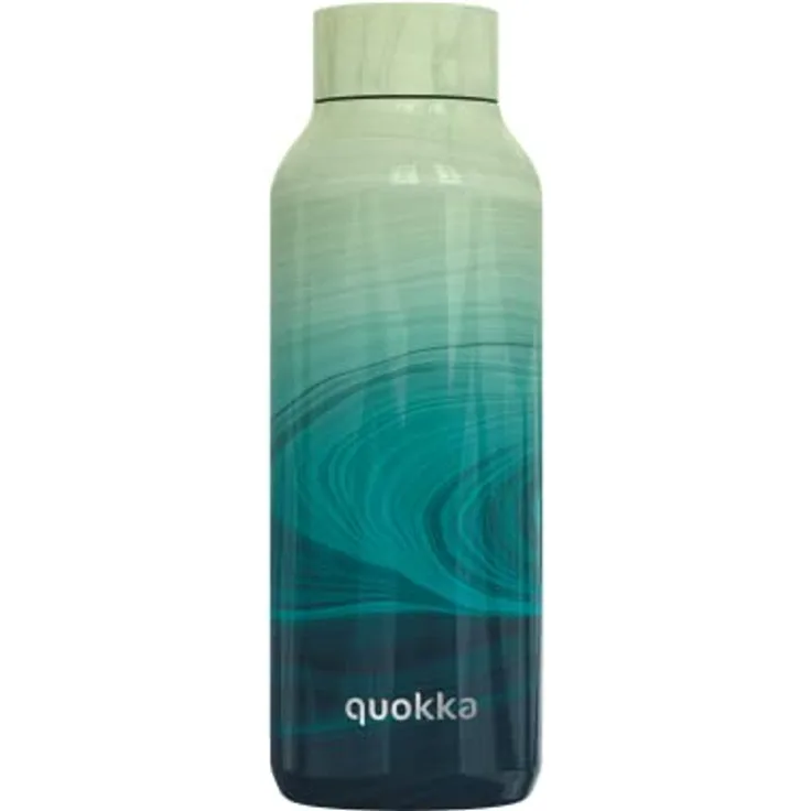 Quokka SOLID OCEAN, Thermosflasche aus Edelstahl 510 ml, doppelwandig isoliert, BPA-frei, Anti-Leak-Verschluss, korrosionsbeständig