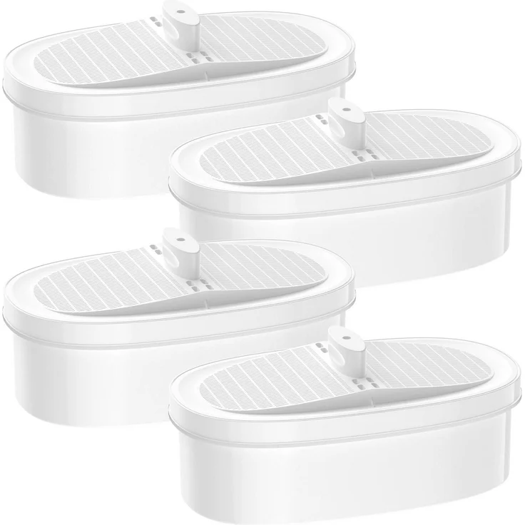 Waterdrop Ersatz-Wasserfilter WD-PF-01A Plus, 4 Stück, für Waterdrop Tank-Systeme und Brita Maxtra, reduziert Chlor und Metalle