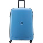DELSEY PARIS Belmont Plus Koffer, groß, Hartschale, recycelt und recycelbar – 76 x 52 x 32 cm – 102 Liter – L – Zinkblau, Zinkblau, Koffer