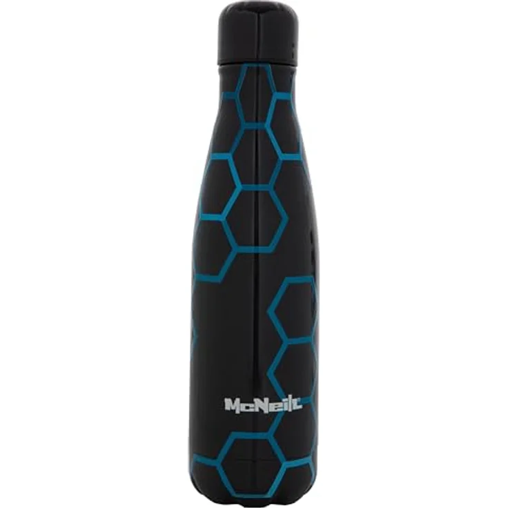 McNeill Trinkflasche, praktische Schule und Freizeit Wasserflasche mit Schraubdeckel, für heiße und kalte Getränke – Bild 2