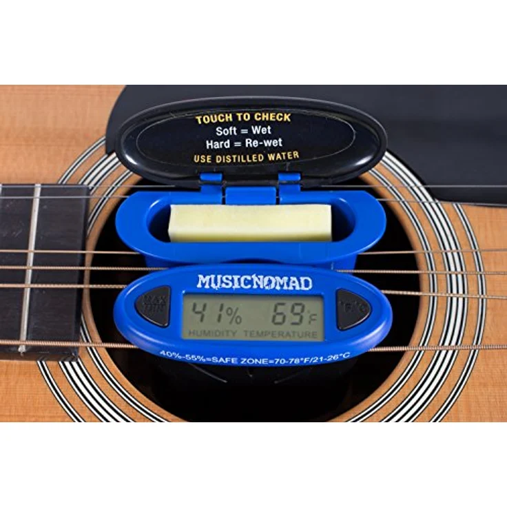 Music Nomad MN306 Premium Humidity Care System, Hygrometer und Luftbefeuchter für Akustik-Gitarren mit The Soundhole Humitar und The HumiReader, digitale Feuchtigkeits- und Temperaturüberwachung – Bild 2