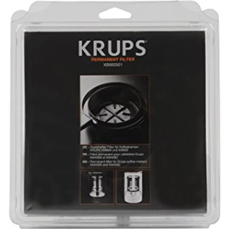 Krups Dauerfilter schwarz, Zubehör Kaffeemaschinen, Schwarz – Bild 2