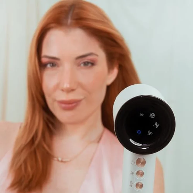 Cecotec IoniCare RockStar Nano IonTech Haartrockner mit Plasma, 2400 W, 110.000 U/min, Display, intelligente Temperaturkontrolle, 3 Temperaturstufen, Memory-Funktion, klappbar – Bild 4