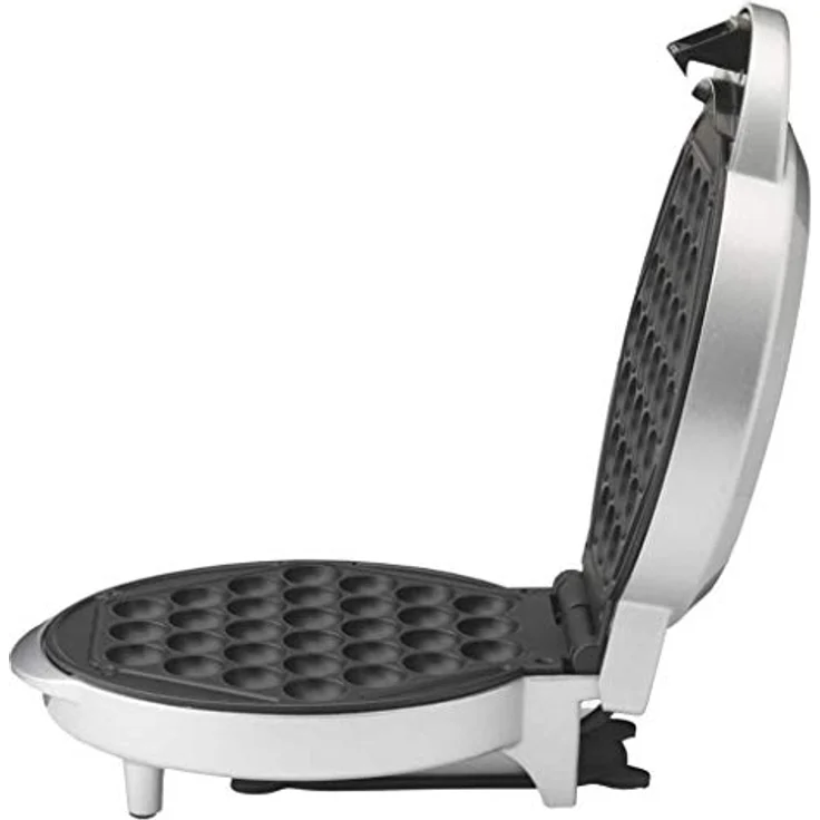 Trebs 99361 Bubble waffeleisen - mit Cool-Touch-Griff - Waffeleisen - Waffelautomat - 800 Watt - Anti-Haft beschichtet - Silber – Bild 7