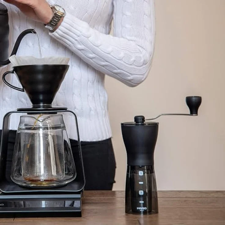 Hario Mini Mill Plus Kaffeemühle Handkaffeemühle manuelle Kaffeemühle – Bild 6