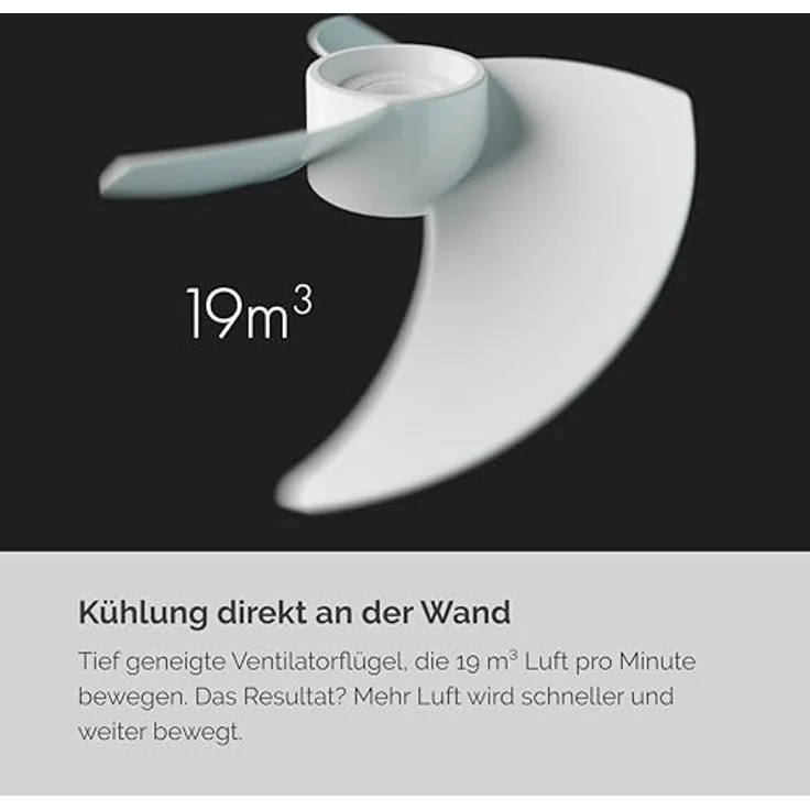 MEACO MeacoFan Sefte® Tischventilator - 10" Luftumwälzer mit 12 Geschwindigkeiten - Horizontale und vertikale Oszillation - Ultraleise, ferngesteuerte Kühlung – Bild 4