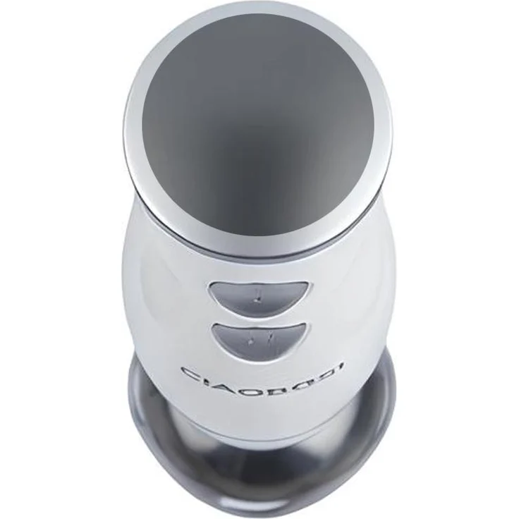 Avizar Multifunktions-Stabmixer 300 W, Edelstahl-Mixfuß, ergonomisches Design, Weiß