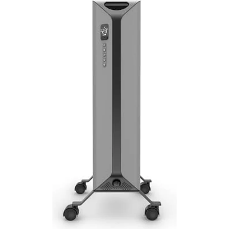 Duux Edge Oil, ölfreier Radiator mit 2000 Watt Heizleistung, grau – Bild 4