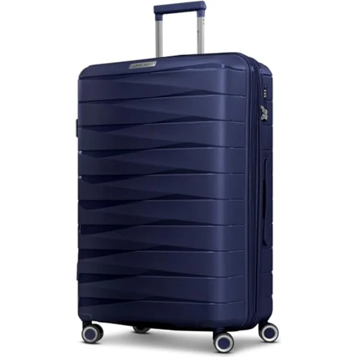 Franky Hartschalen-Trolley London, 4 Rollen, Polypropylen, erweiterbar auf 35 cm, mit TSA-Schloss und Wäschefach – Bild 1