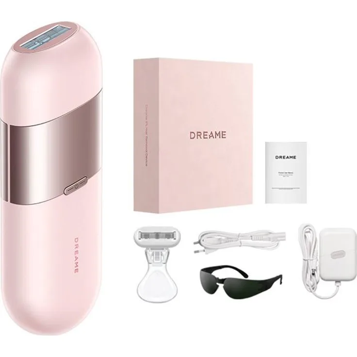 Dreame D-1186PK, IPL Gerät mit 8 Energiestufen und Kühltechnologie, pink
