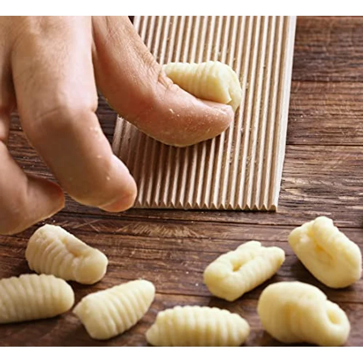 Küchenprofi Gnocchi Brett | Nudelbrett für Gnocchi und Garganelli | Garganelliabstreifer |Buchenholz | Made in Italy, 0804042500 – Bild 3