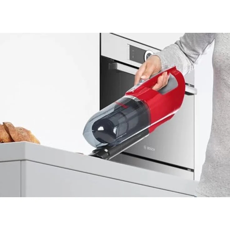 Bosch BBH3ZOO25 Handstaubsauger, 55 min Akkubetrieb, Zyklon-Technologie, 2 Saugmodi, rot – Bild 6