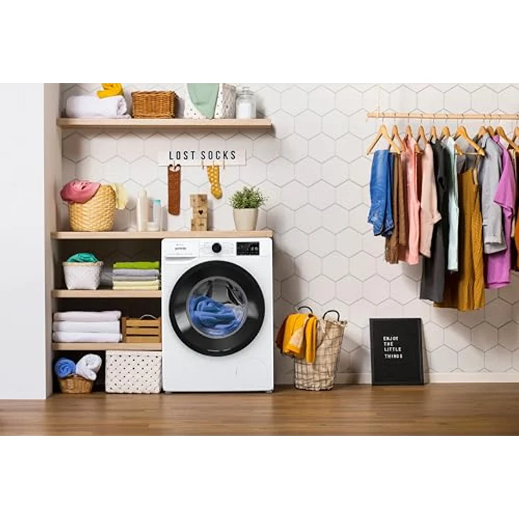 Gorenje WPNEI84A1TS Waschmaschine, 8kg, 1400 U/min., Dampffunktion, 15 Programme, WaveActive Trommel, ConnectLife WIFI, inox – Bild 8