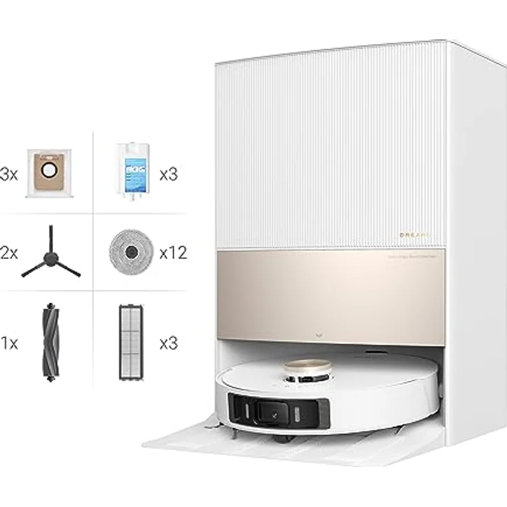 Dreame L20 Ultra Complete Roboter Staubsauger mit Zubehör-Kit, MopExtend™-Technologie, Moppentfernung, anheben der Wischmopps, AI Action, 7000 Pa Saugroboter mit selbstreinigender Basisstation – Bild 1