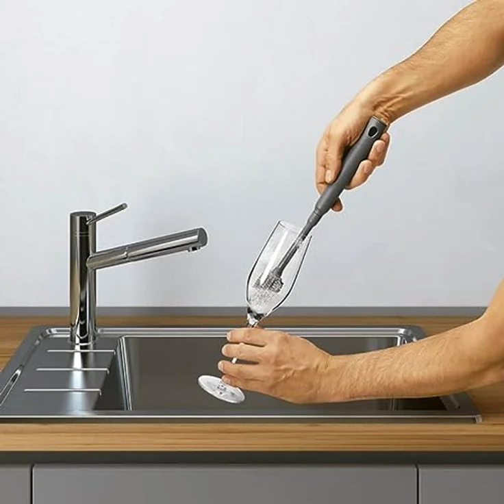 Metaltex 297612000 bürste, Kunststoff, grau – Bild 5