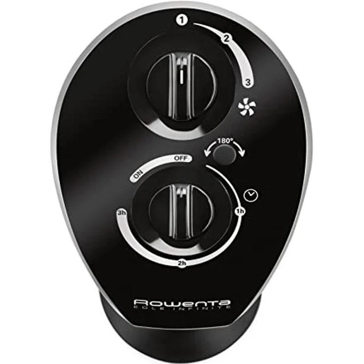 Rowenta Eole Infinite VU6620, Standventilator, Säulenventilator, Oszillation 40W Schwarz, 40 W, 240 V – Bild 4