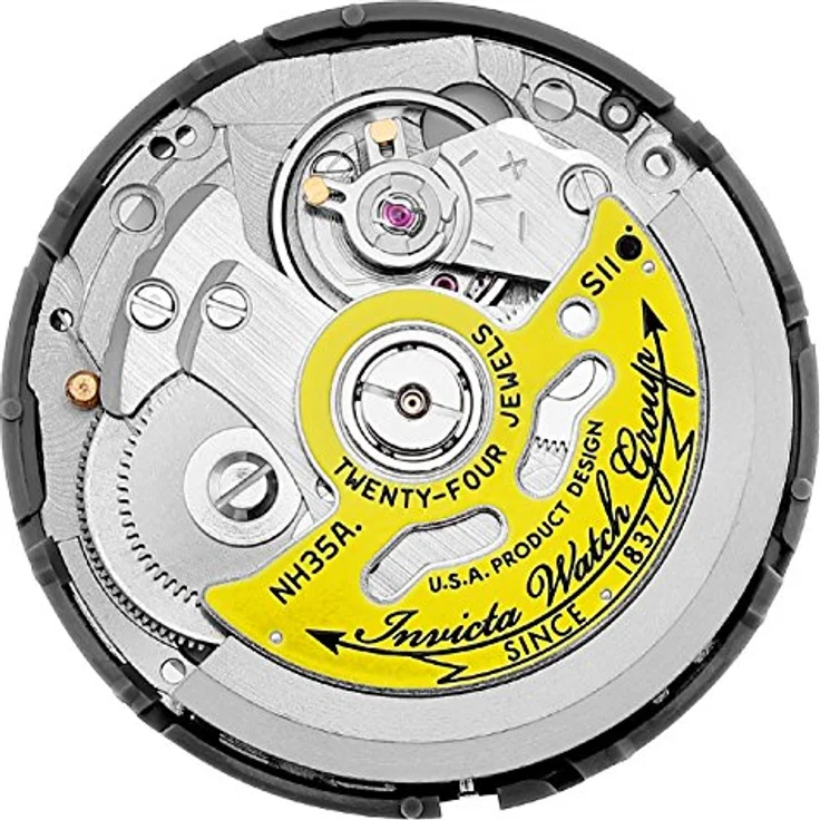 Invicta Pro Diver Automatikuhr für Herren, Edelstahlgehäuse 47mm, schwarzes Zifferblatt, 30 bar wasserdicht, 2 Jahre Garantie – Bild 4