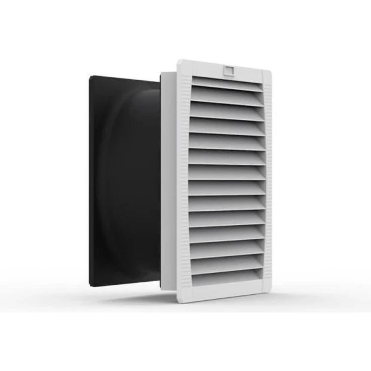 nVent Hoffman EMC-Filterlüfter, Belüftungsventilator mit 640 m³/h Luftdurchsatz, IP54, 230 V, einfache Schnappbefestigung