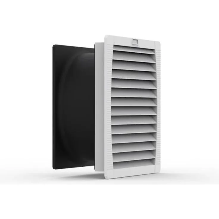 nVent Hoffman EMC-Filterlüfter, Belüftungsventilator mit 640 m³/h Luftdurchsatz, IP54, 230 V, einfache Schnappbefestigung