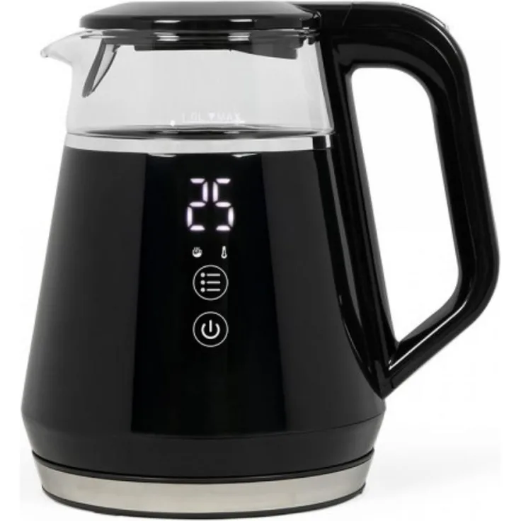 Livoo DOD212N, Kabelloser Wasserkocher, 1 Liter, 1100 W, schwarz, mit variabler Temperatureinstellung und Warmhaltefunktion