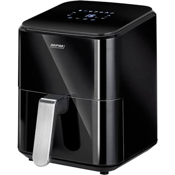 MPM MFR-11 Heißluftfritteuse 4,5L, 1400 W, 8 Automatikprogramme, LED-Display, Antihaftbeschichtung, fettfreies Kochen und Grillen – Bild 1
